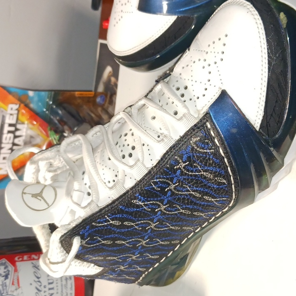 NIKE AIR JORDAN XX3 XXIII 23 WIZARDS MOTORSPORTS BLACK BLUE WHITE 318376-011 8.5